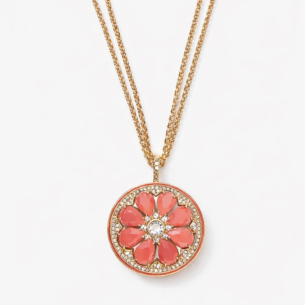 Kate Spade Out Of Office Grapefruit Pendant Necklace